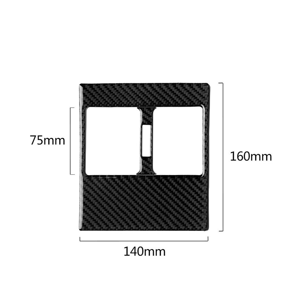 Carbon Fiber Vent Outlet Rear Trim for Mercedes-Benz W204 2007-2013