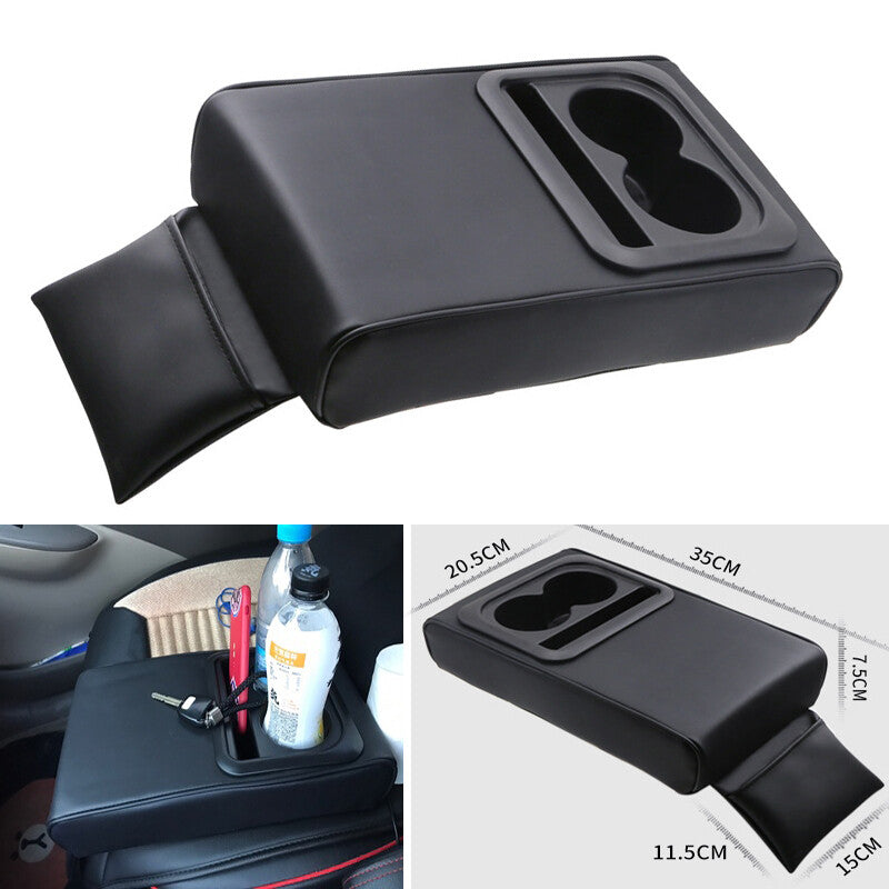 Car center console cover elbow support armrest pad cup holder bag (1 piece)