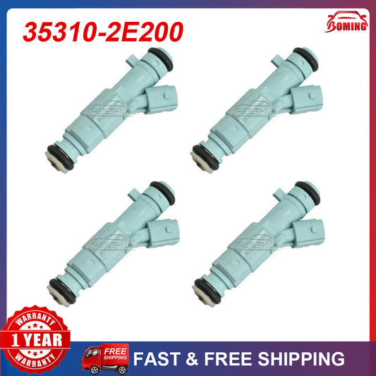 4x 35310-2E200 automotive fuel injector nozzles suitable for Hyundai XI35 and for Kia K5 353102E200
