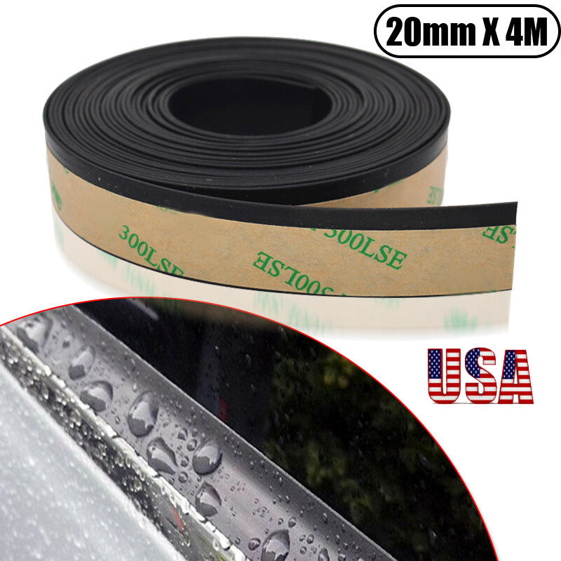4M Universal Rubber Seal Strip Molding Edge Trim Car Door Window Protector Guard