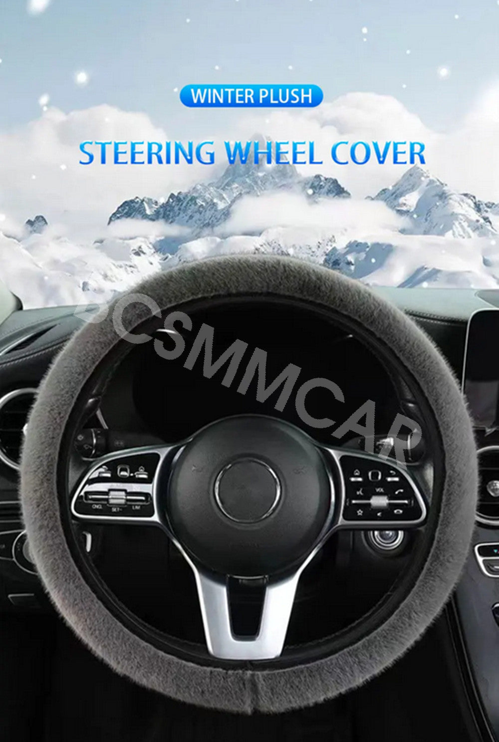 Car Steering Wheel Cover Decoration Protector Without Inner Ring Anti Slip Trim