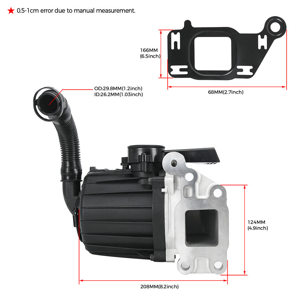 For Detroit DD13 DD15 Diesel Oil Separator with Gasket EA4720108262 4720107662