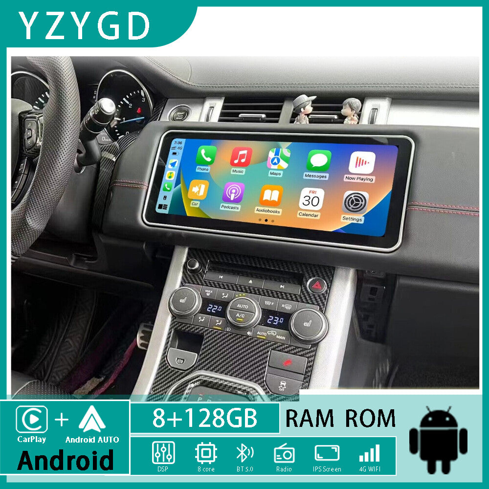 for Land Rover for Range Rover Evoque 2011-2018 12.3 Screen CarPlay Car Radio GPS