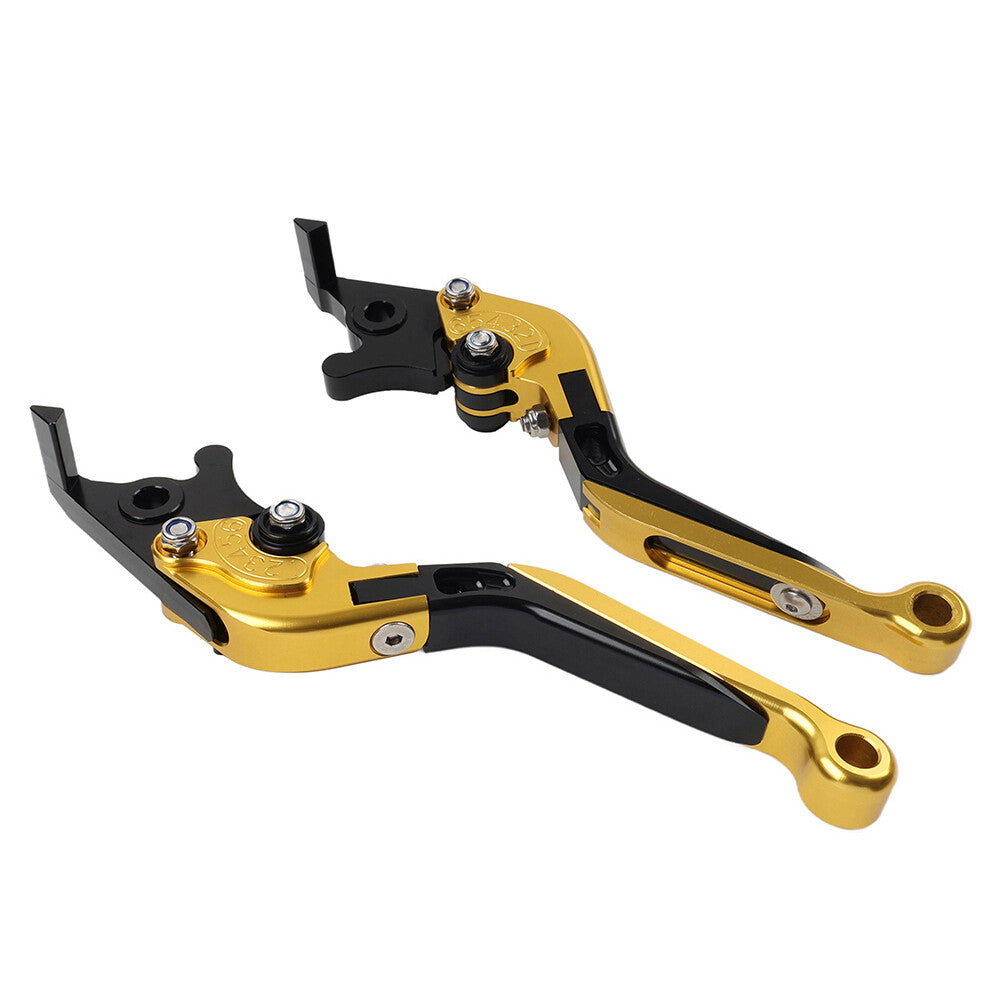 CNC Folding Extendable Brake Clutch Levers for Honda VFR1200/F 2010-2014 Gold