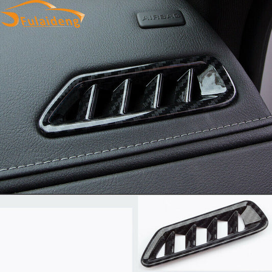 for Cadillac XT4 2018-2019 Carbon Fiber Car Interior Air Vent Outlet Frame Cover