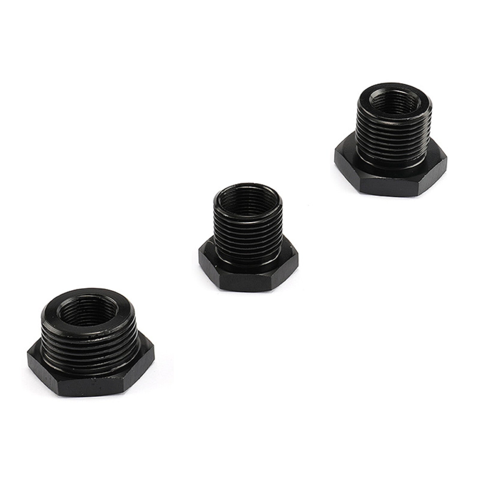 3Pcs 1/2-28 to 3/4-16,13/16-16, 3/4NPT Automotive Threaded Oil Filter Adapter T