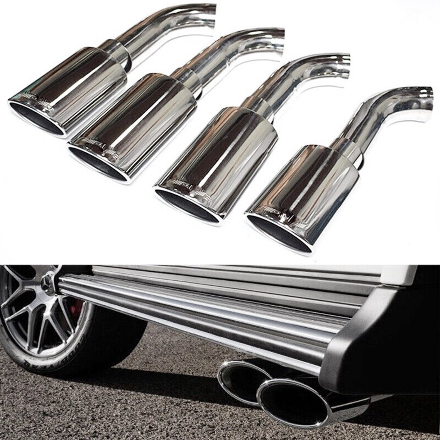 for Mercedes-Benz W464 G Class G500 G63 G550 16-19 Car Exhaust Muffler Pipe Tips