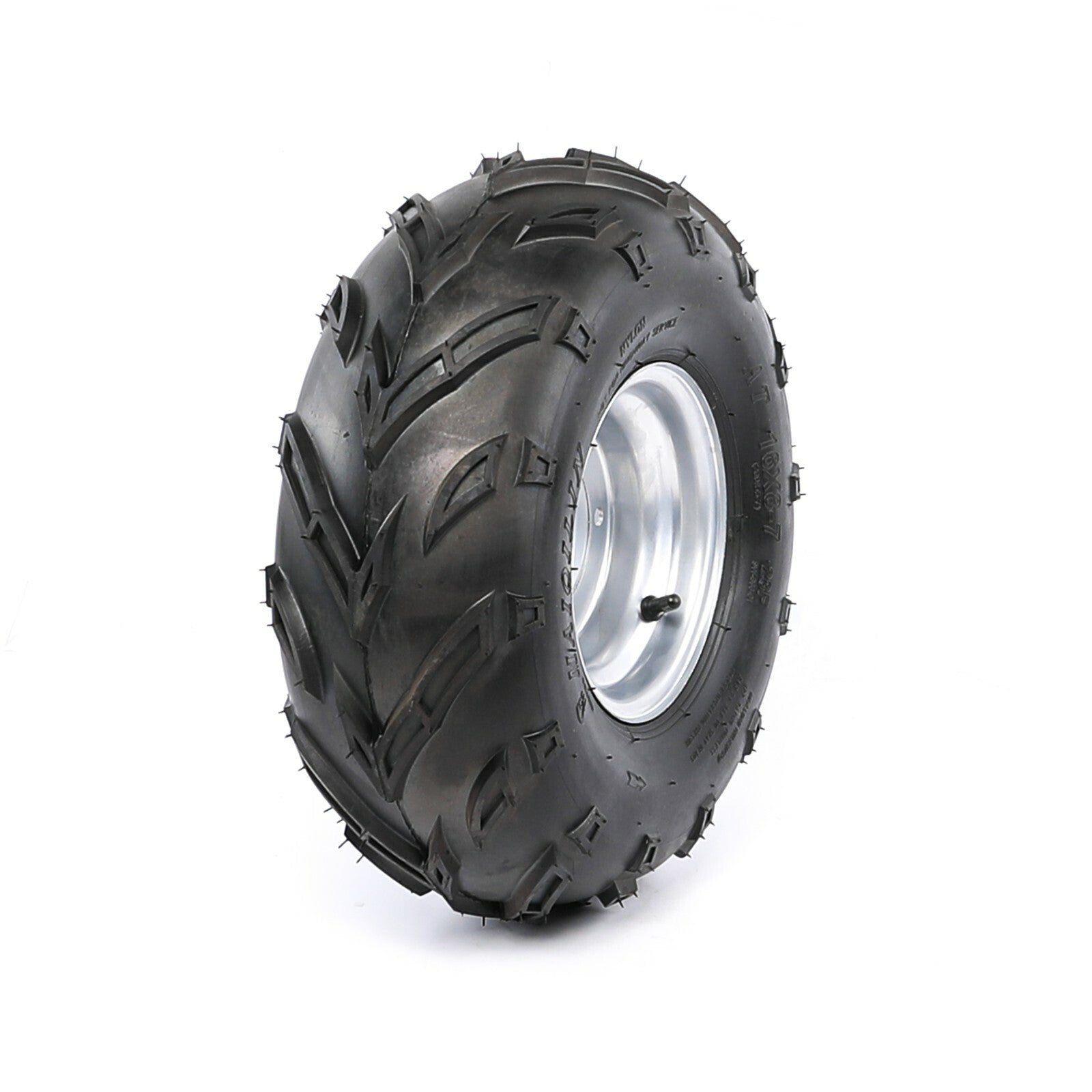 Pair of 7-inch all-terrain vehicle tires, 4 bolts, 16x8-7 tires and rims, go-kart four-wheel for golf cart, Taodao