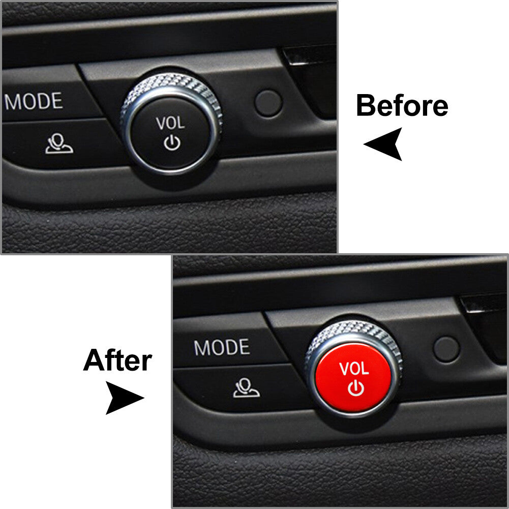 Car Radio Volume Button Cover for BMW G Chassis 2 3 4 8 Series M3 M4 M8 X3 X4 X5