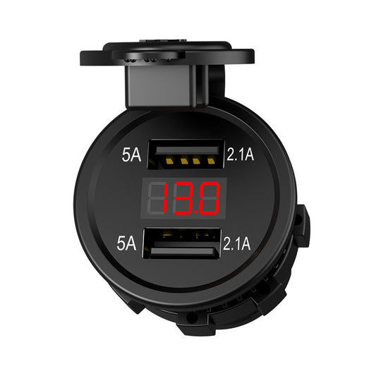 4.2A Dual USB Charger Car Cigarette Lighter Socket Splitter Power Adapter Outlet