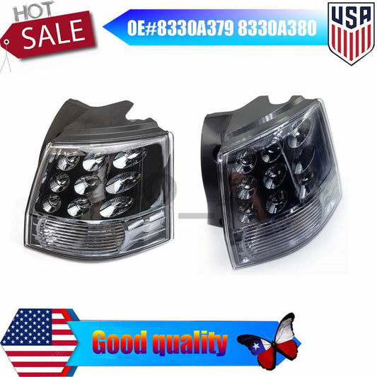 A pair of rear brake lights and taillights (LH+RH) for Mitsubishi Outlander EX 2007-2013, side-mounted.