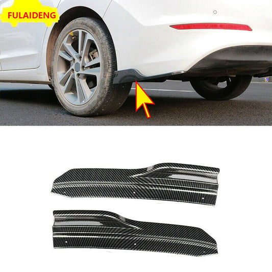 for Hyundai for Elantra 2016-2018 Car Rear Bumper Lip Splitter Diffuser Chin Spoiler
