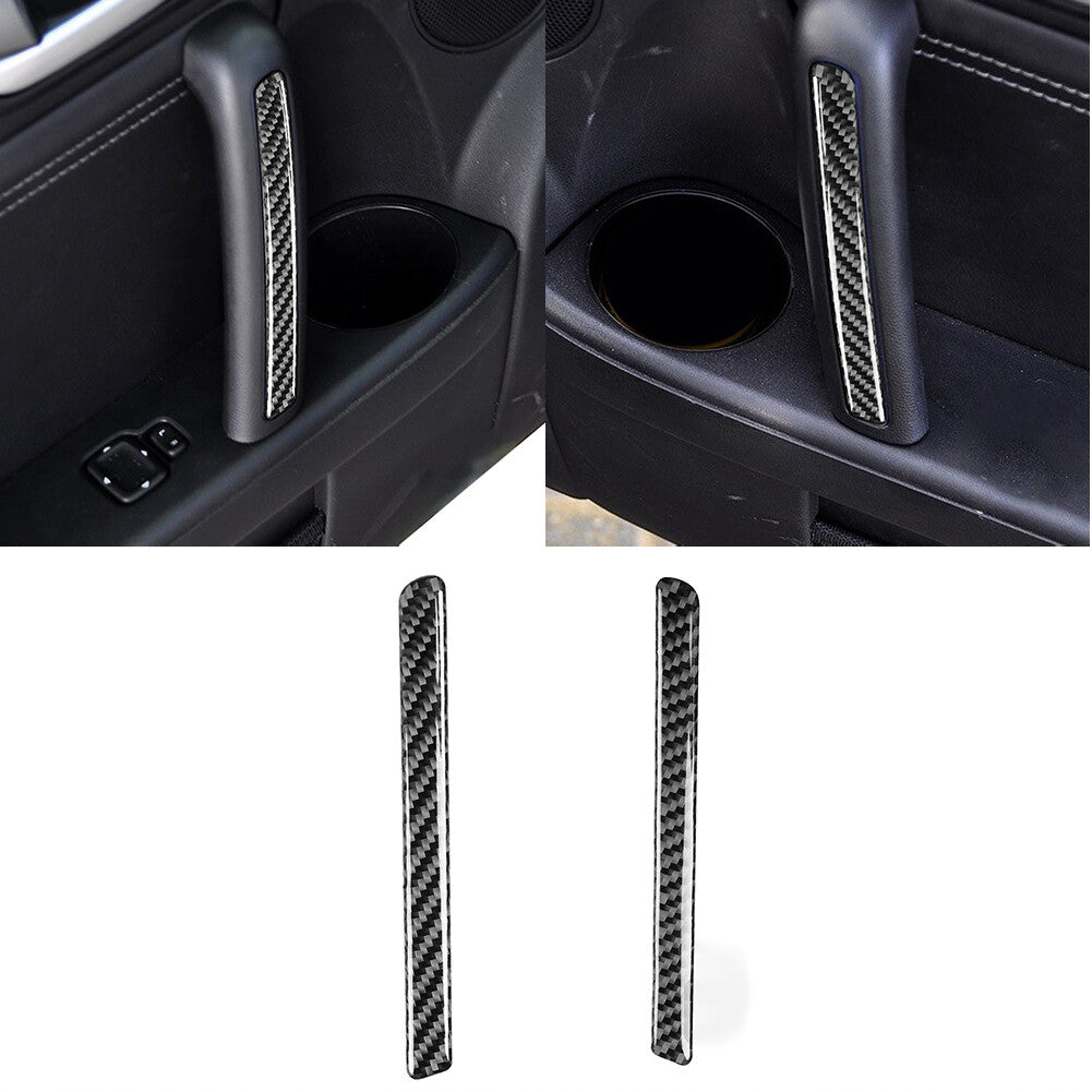 Carbon Fiber Interior Door Cover Trim Fit for MX-5 Miata 2009-2015