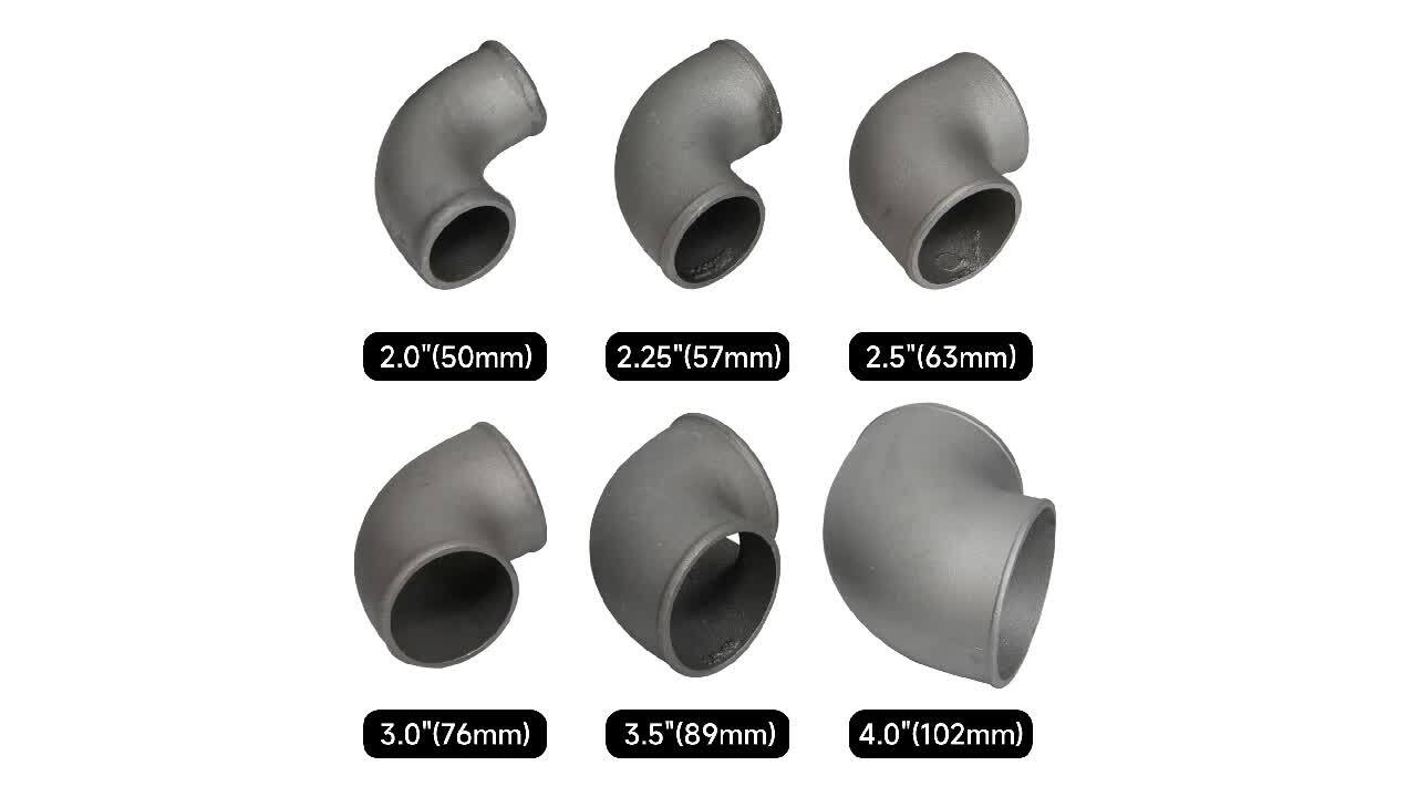 Pipe Joiner 63mm 2.5 Cast Aluminum 90 Degree Elbow Pipe Turbo Intercooler pipe