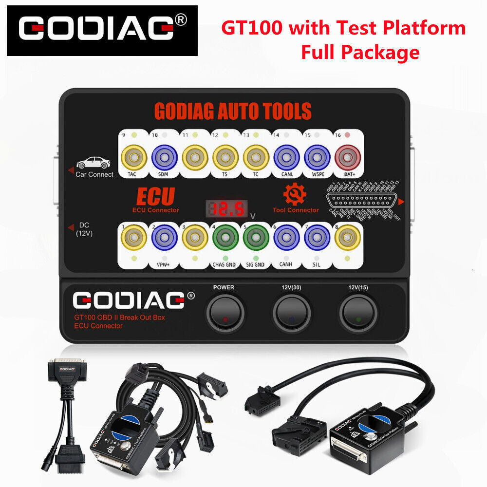 GODIAG GT100 OBD 2 Protocol Breakout Box for BMW FEM BDC CAS4+Test Platform