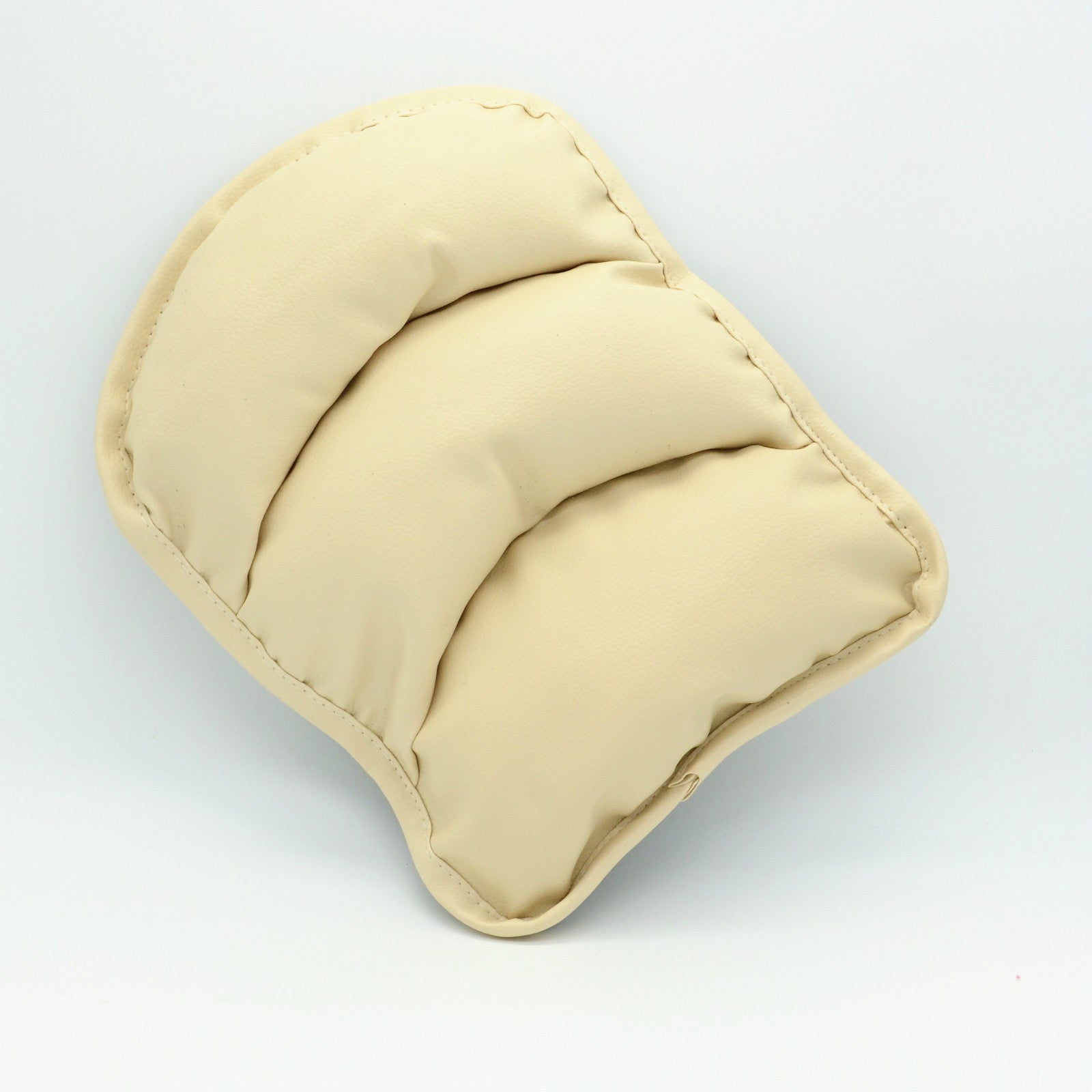 Car SUV Center Armrest Console Soft Cushion PU Leather Mat Box Cover Pad Beige