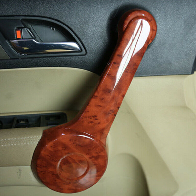 for Honda CR-V 2007-2011 Peach Wood ABS Inner Door Armrest Moulding Trim Covers