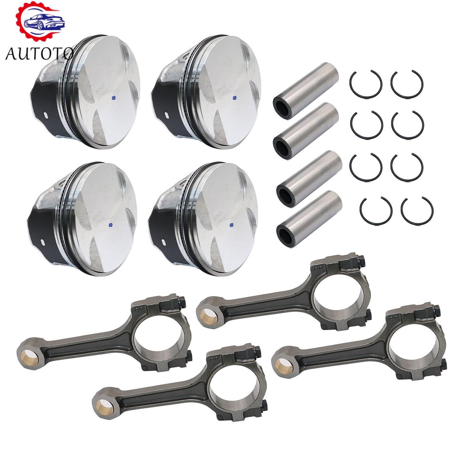 12578324 Pistons  Rings Connecting Rod Kit For 2.4L for Chevrolet for Buick for GMC for Saturn