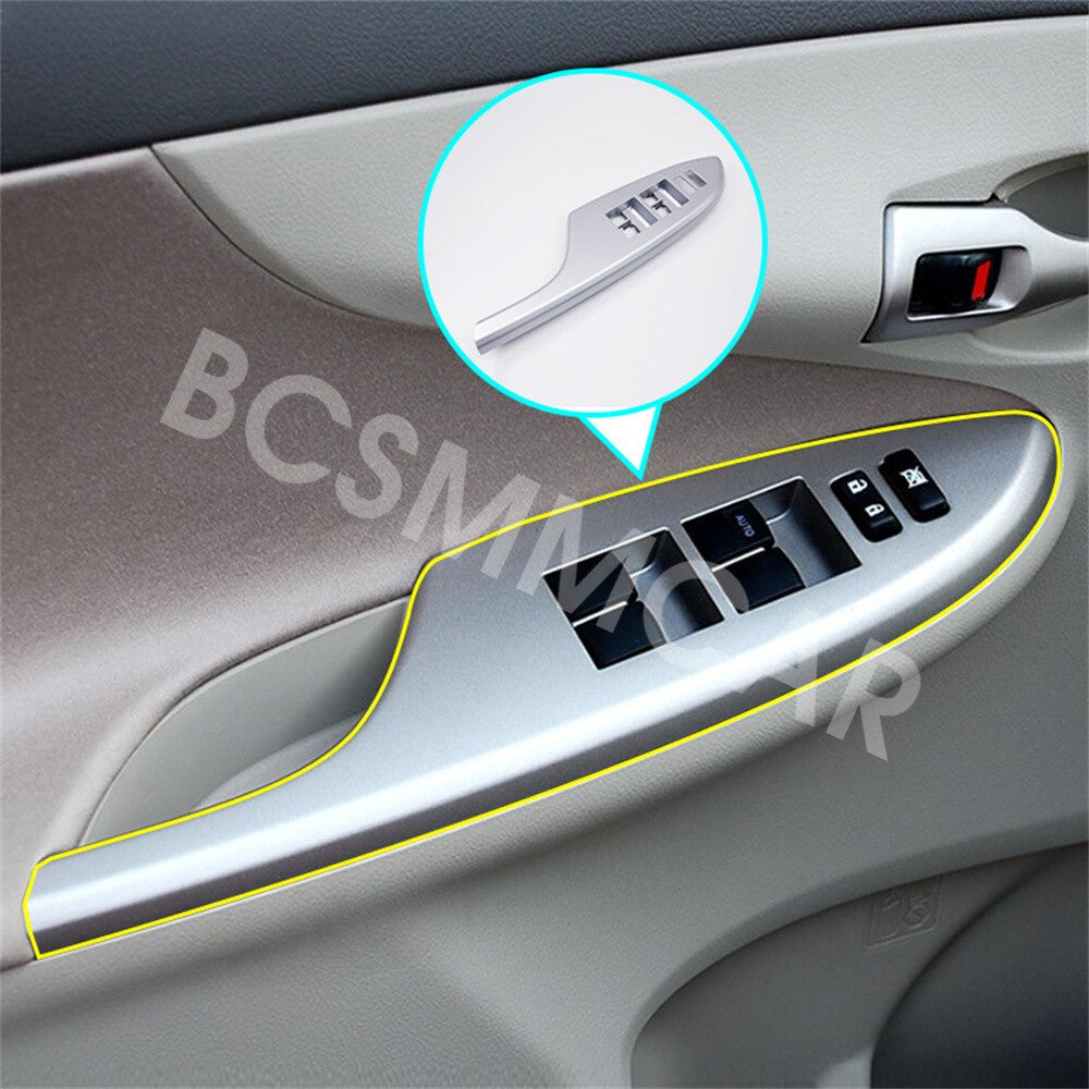 Door Window Switch Bezel Trim Window Panel Fit for Toyota for Corolla 2010-2013 LHD