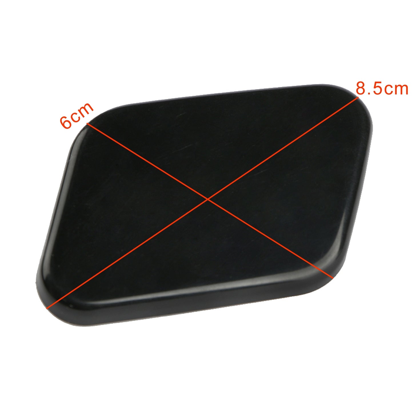 2 Headlight Washing Machine Nozzle Spray Cover for Nissan Qashqai J10 2006-2010