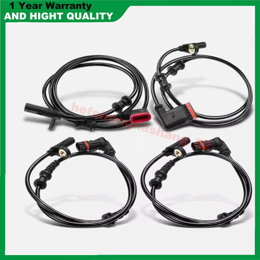 4 Front and rear ABS wheel speed sensors suitable for Mercedes-Benz R172 SLC200 SLK300 SLK250 SLK350