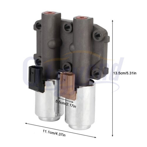 Dual linear solenoid valve 28260-PRP-014 for transmissions suitable for Honda Accord, CRV, and for Acura TSX.