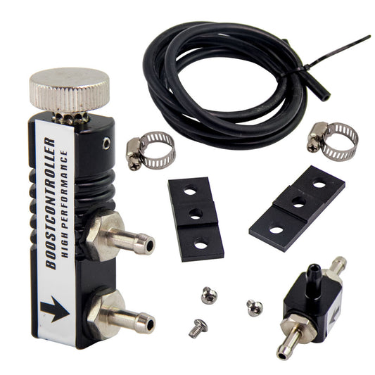 Racing Manual Turbo Boost Controller Kit, Universal Adjustable 30 lbs/sq inch, Black