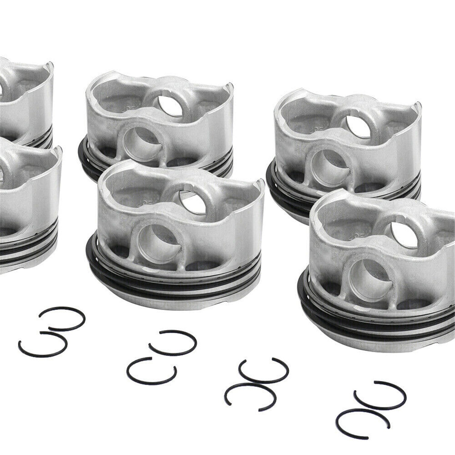 Pistons  Rings Set Fits for BMW 550i 750i X5 F01 F02 F03 E70 E71 N63 4.4L V8