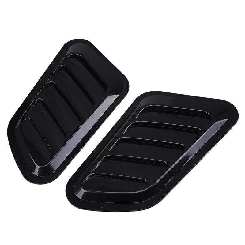 A pair of universal decorative vents with flow inlet spoons. Bonnet side fender covers AI