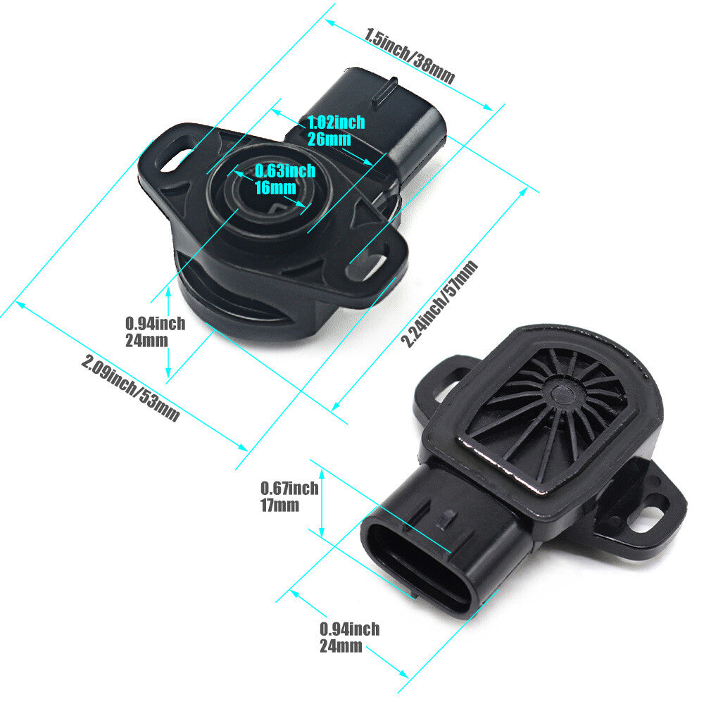 2-pack 26mm TPS Throttle Position Sensor 3131705 for Polaris Sportsman Ranger