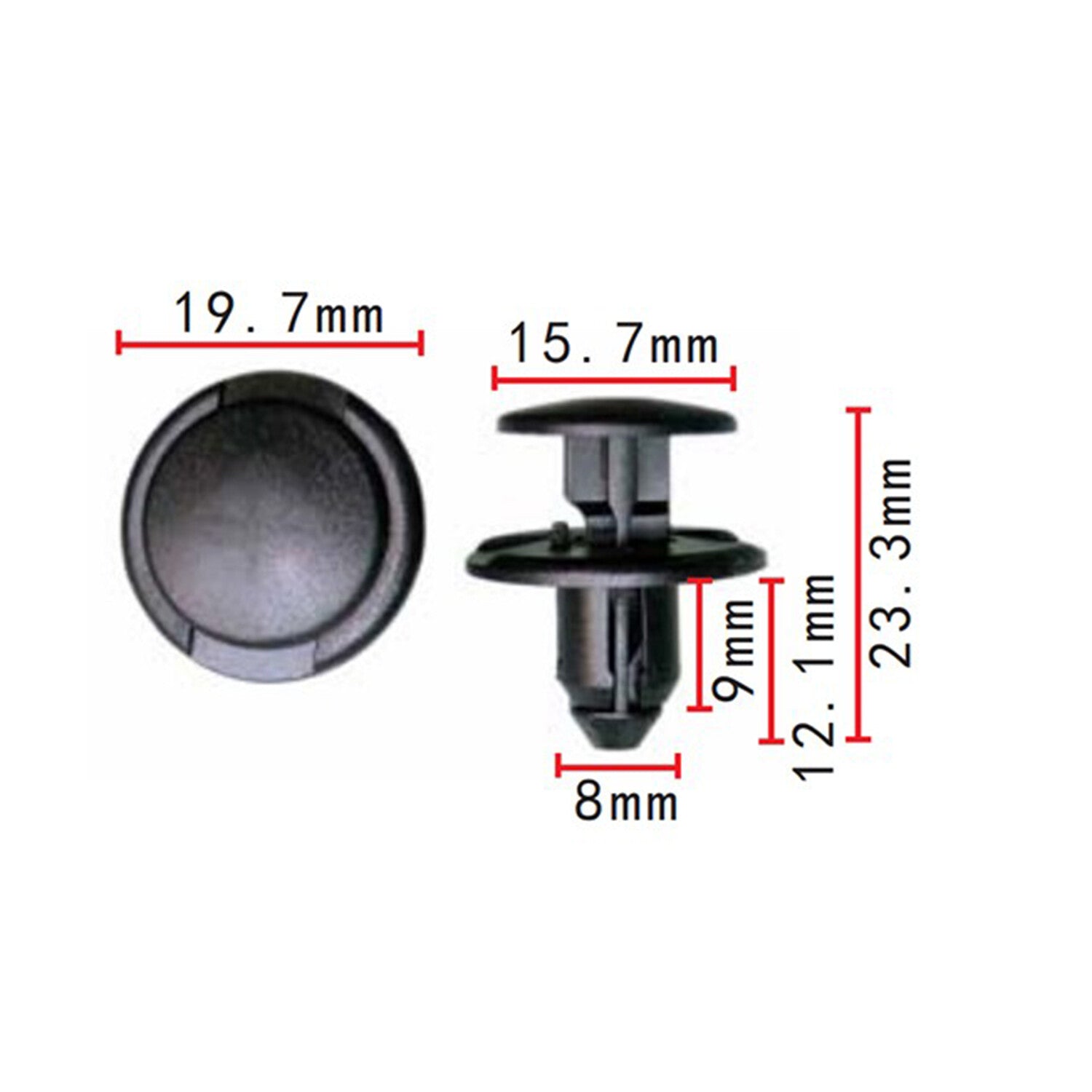 10 Car Inner Fender Wells Fender Liner Fastener Clips for GM for Cadillac for Chevrolet