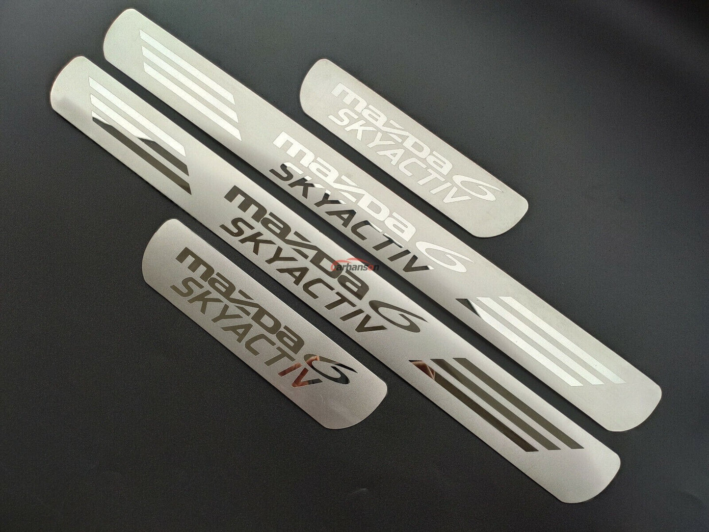 for Mazda 6 Accessories Car Door Sill Scuff Protector Panel Scuff Guard Cover 21