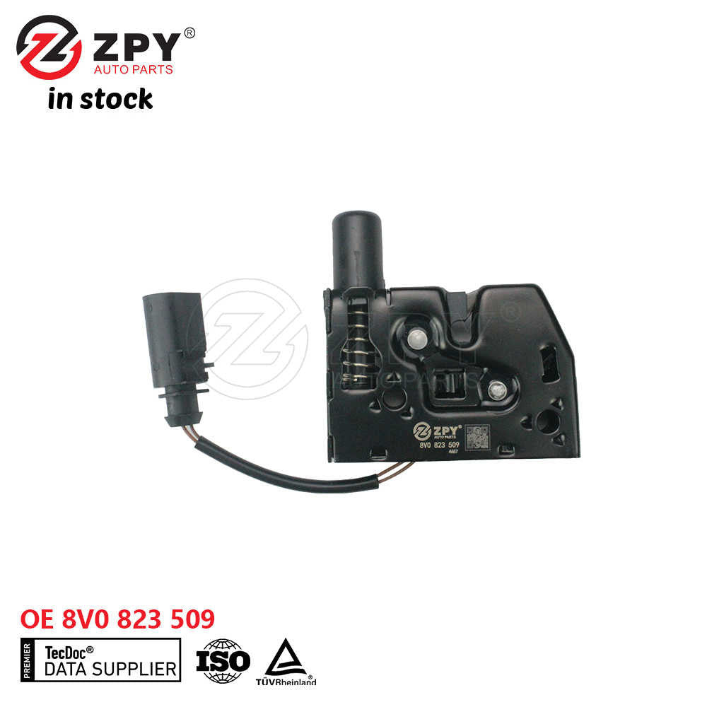 ZPY Fit for Audi A3 2015-2020 New Hood Latch Mechanism With Switch 8V0823509