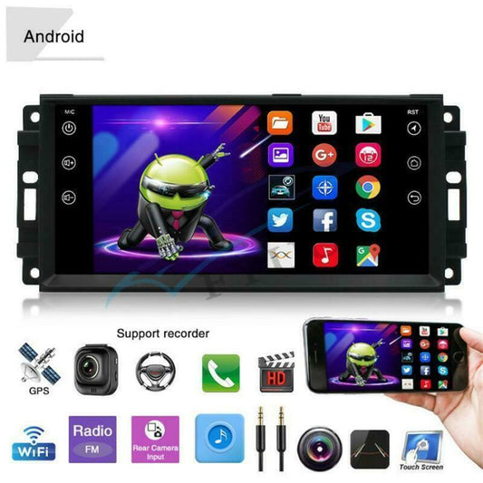 Car 7 GPS Navi 1+16G Stereo Radio WiFi DAB FM for Chrysler for Dodge for Jeep for Chevrolet