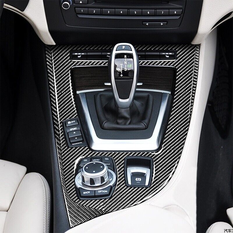 Real Carbon Fiber Car Gear Shift Panel Cover Trim for BMW Z4 E89 2009-2015 2016