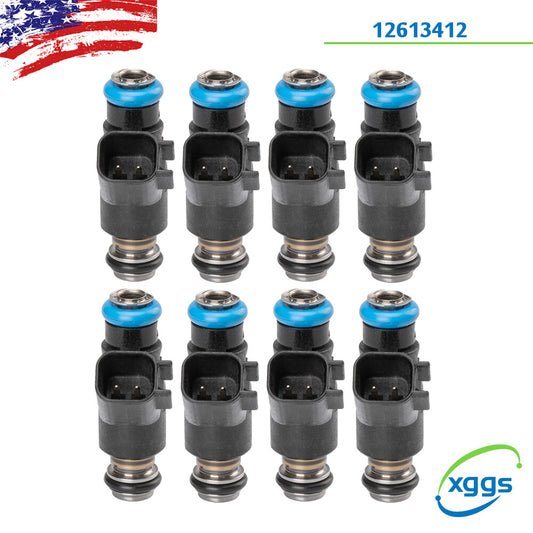 SET OF 8 Fuel Injectors Fits for GMC for Chevrolet 2010-2020 6.0L V8 12613412