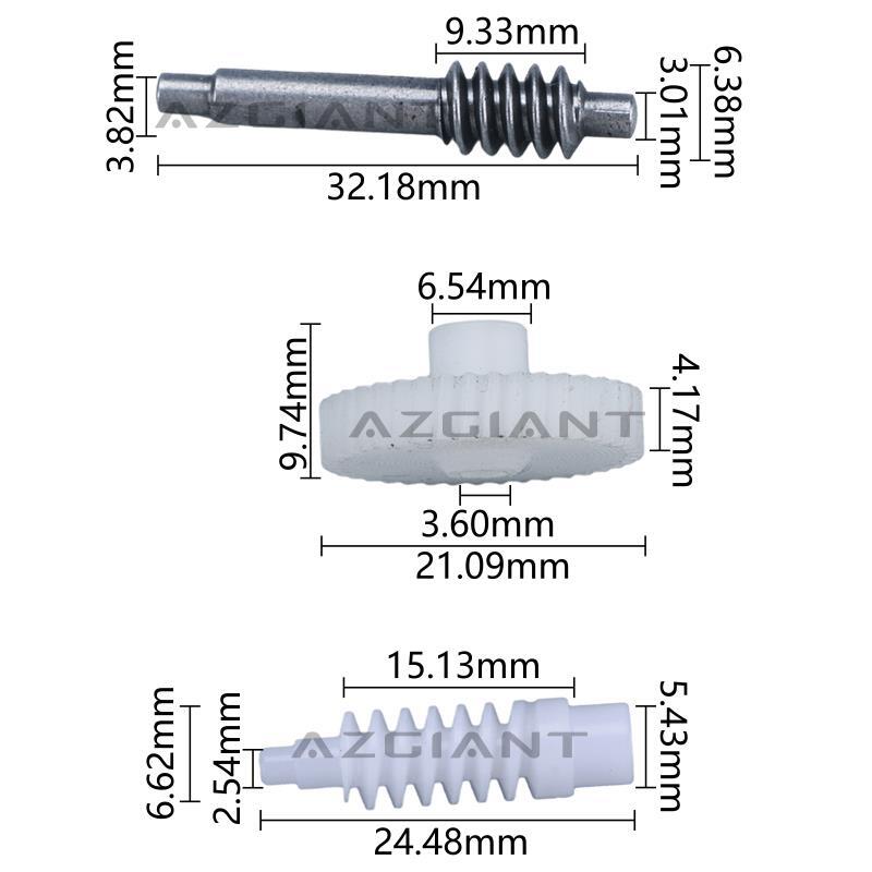 Side mirror folding motor gear is suitable for 2016-2022 for Toyota (Kijiang) Innova MK2.