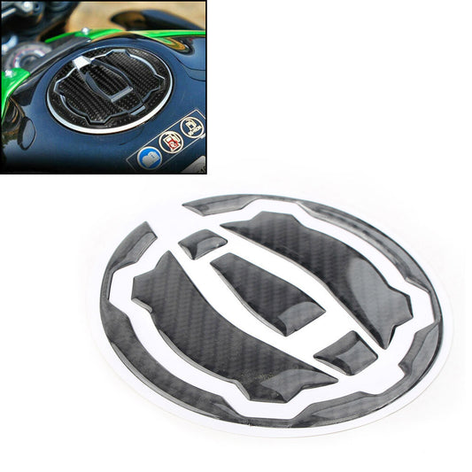 for Kawasaki 400 650 /Z650 Carbon Fiber Oil Tank Gas Cap Pad Decal