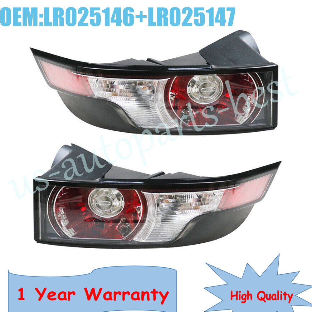 2pcs Fit for Land Rover for Range Rover Evoque 2011-2015 Rear Tail Light Brake Lamp
