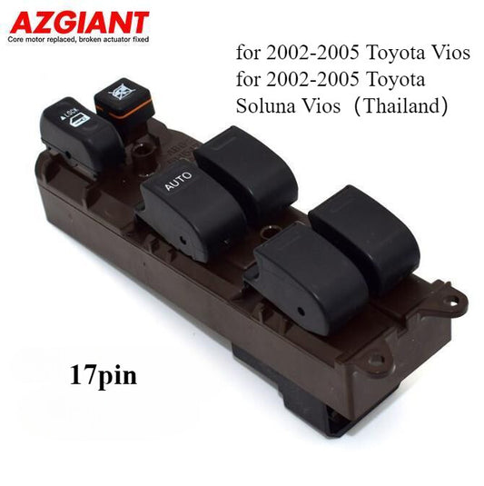 Driver Left Master Power Window Door Switch for 2002-05 for Toyota Vios/Soluna Vios