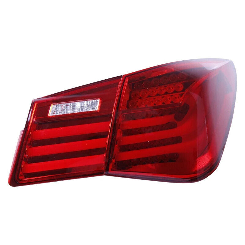 Pair for Chevrolet for Cruze 2009-2015 LED Tail Light DRL Rear Brake Lamp Red