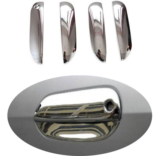 Chrome Exterior Side Door Handle Cover Trim 4pcs for Honda Fit Jazz 2008-2013 4x