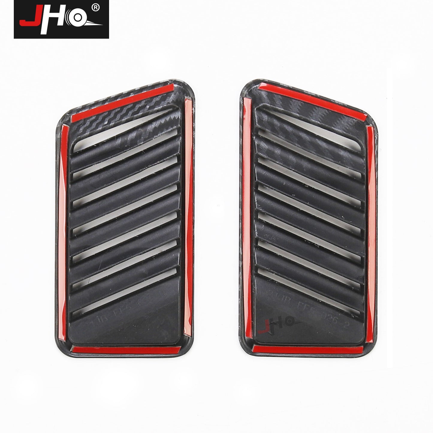 2pcs Carbon Fiber Inner Side Air Outlet Vent Cover for Ford F150 F-150 2021-2023