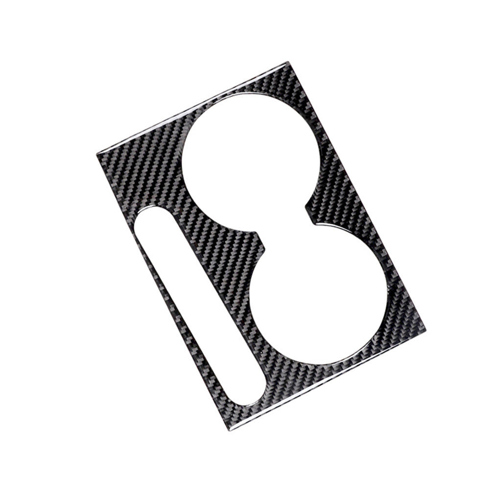 Carbon Fiber Watercup Holder Panel Trim Cover for Honda Accord Sedan 2003-2007