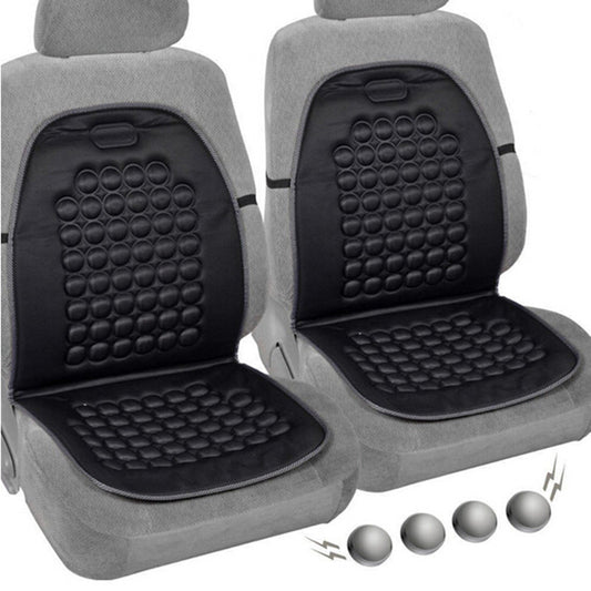 2x Car for Seat Cushion Therapy Massage Padded Bubble Foam Chair Black Pad Cover
