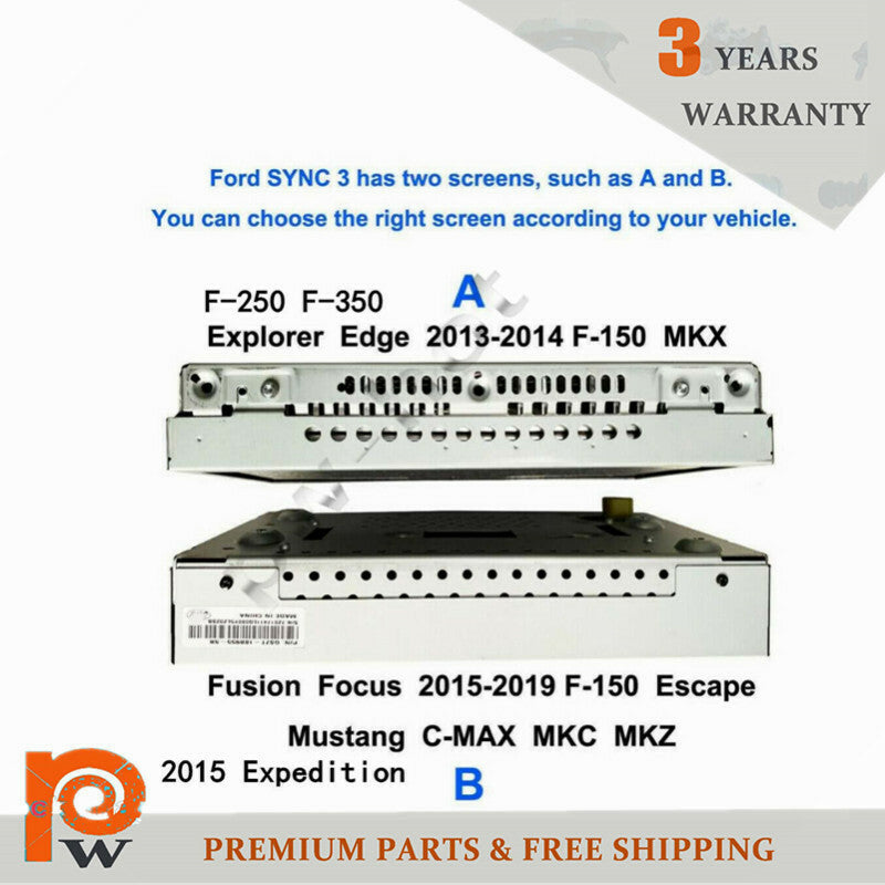 new SYNC 3 display with 8-inch touchscreen, perfect for factory use.