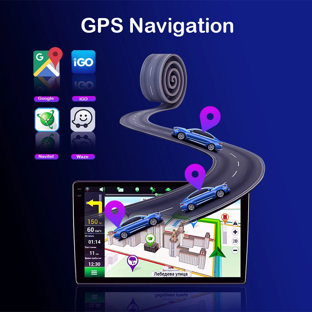 for Ford Focus 2009-2021 GPS Navigation CarPlay Car Radio Android Stereo Player