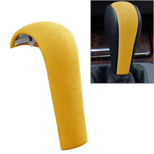 Gear Shift Knob Cover Trim for BMW 3 5 Series X3 X5 E60 E61 E90 E92 E93 Yellow