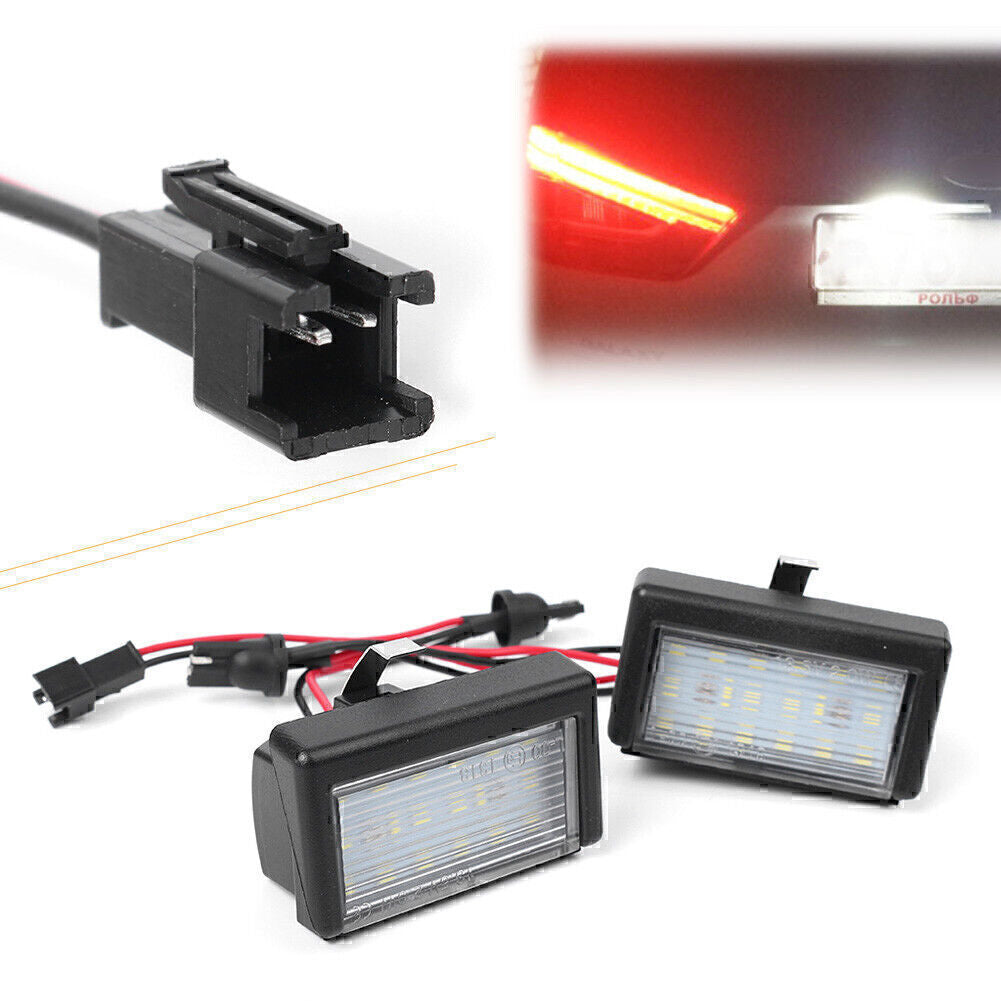 Pair Car Error Free LED License Plate Number Light Lamp for Benz ML W164/X164X