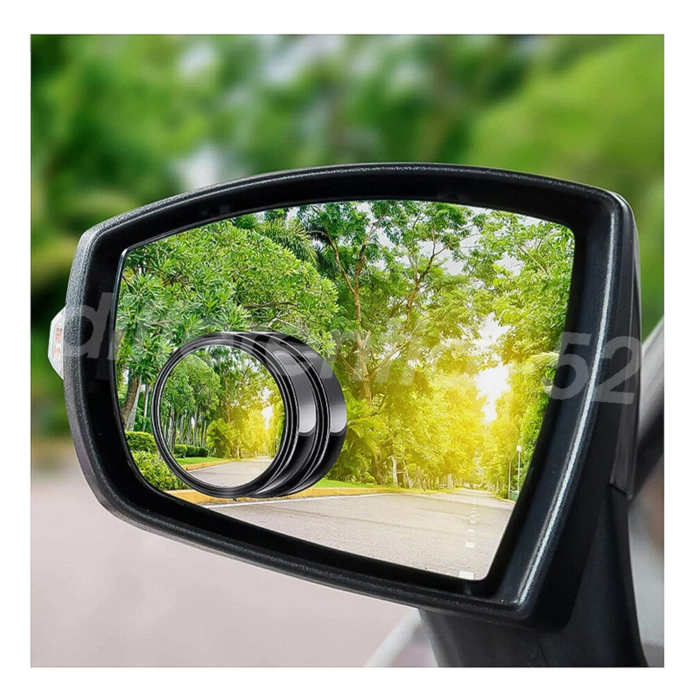 Fit Car 2Pcs Blind Spot Mirrors Round HD Glass Convex 360¡ã Side Rear View Mirror